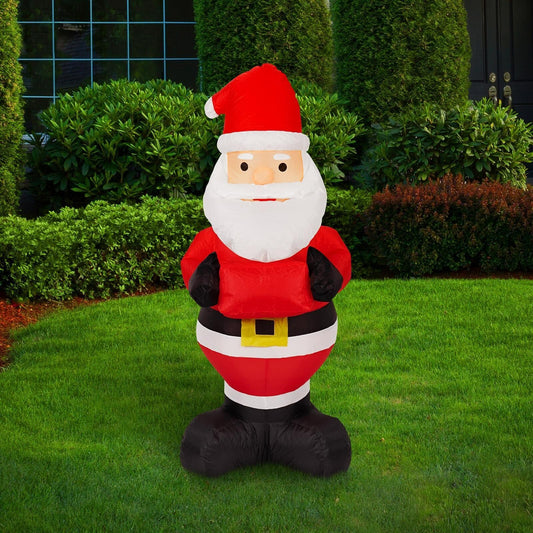 Lytworx 120cm Inflatable Santa Low Voltage Christmas Garden Yard Decoration 1.2m
