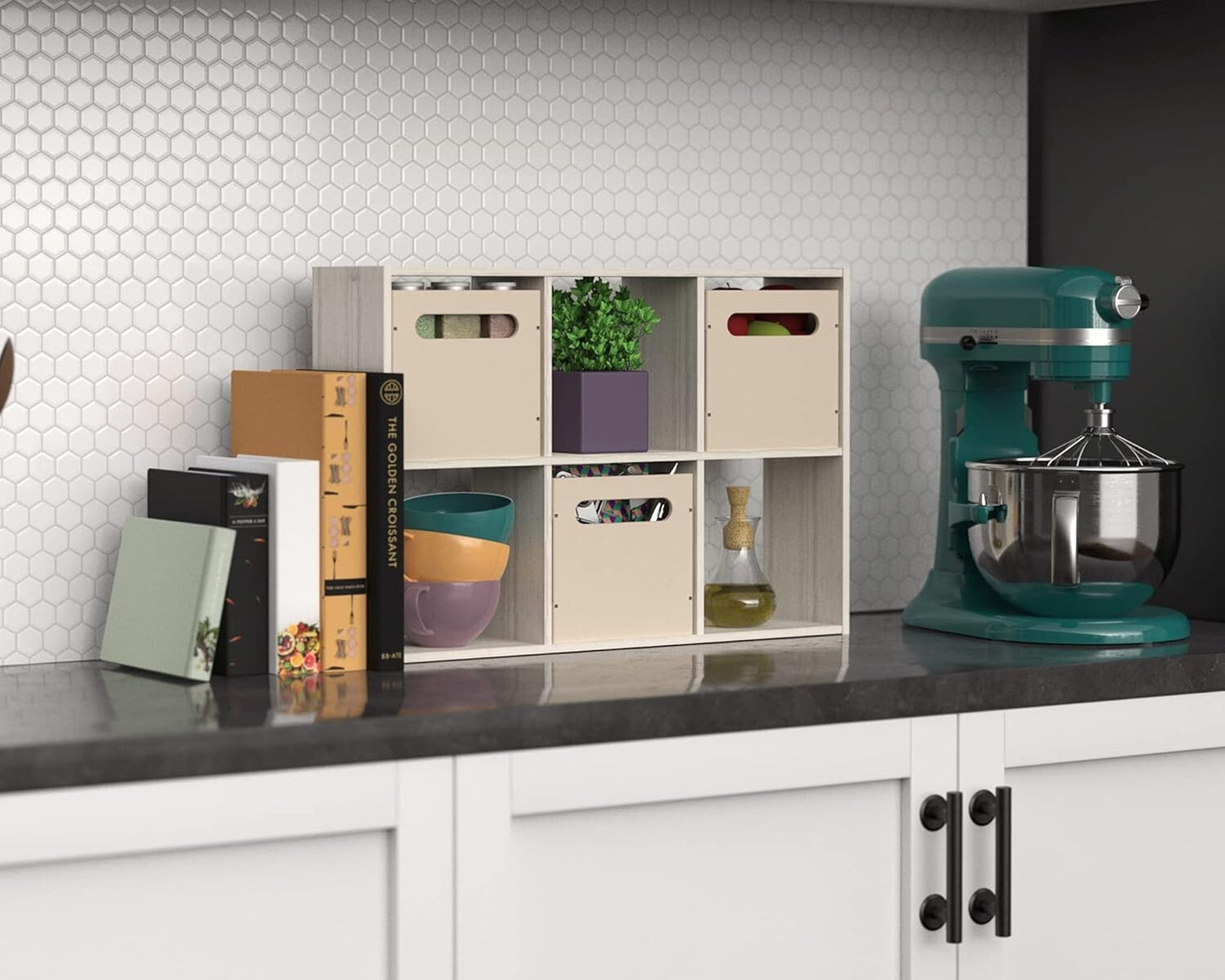 Mini 6 Storage Cube Shelves Display Cabinet Bookshelf Unit Toy Book Organizer