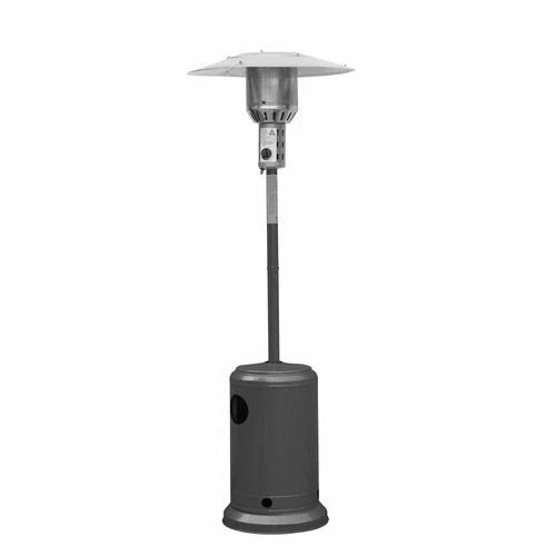 Jumbuck Gas Patio Heater Outdoor Stand Steel Powder Coated Charcoal Grey