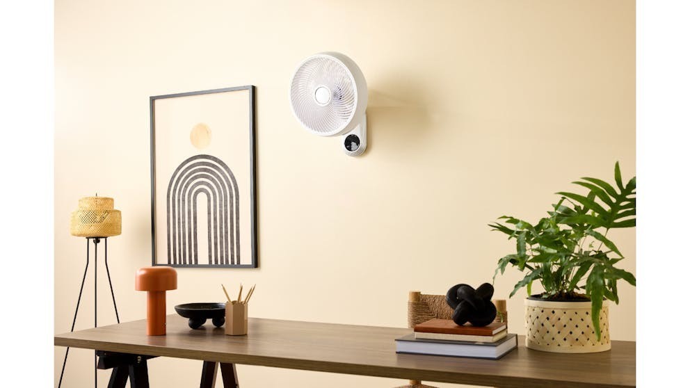 Goldair 40cm Wall Fan with Remote Control WiFi Smart Home Timer 3 Speed White