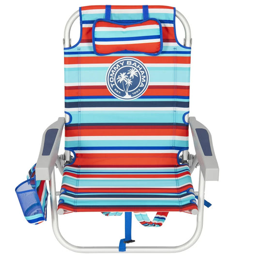 Tommy Bahama Backpack Cooler Chair Storage Pockets Beach Pool Camping 2025 Stock