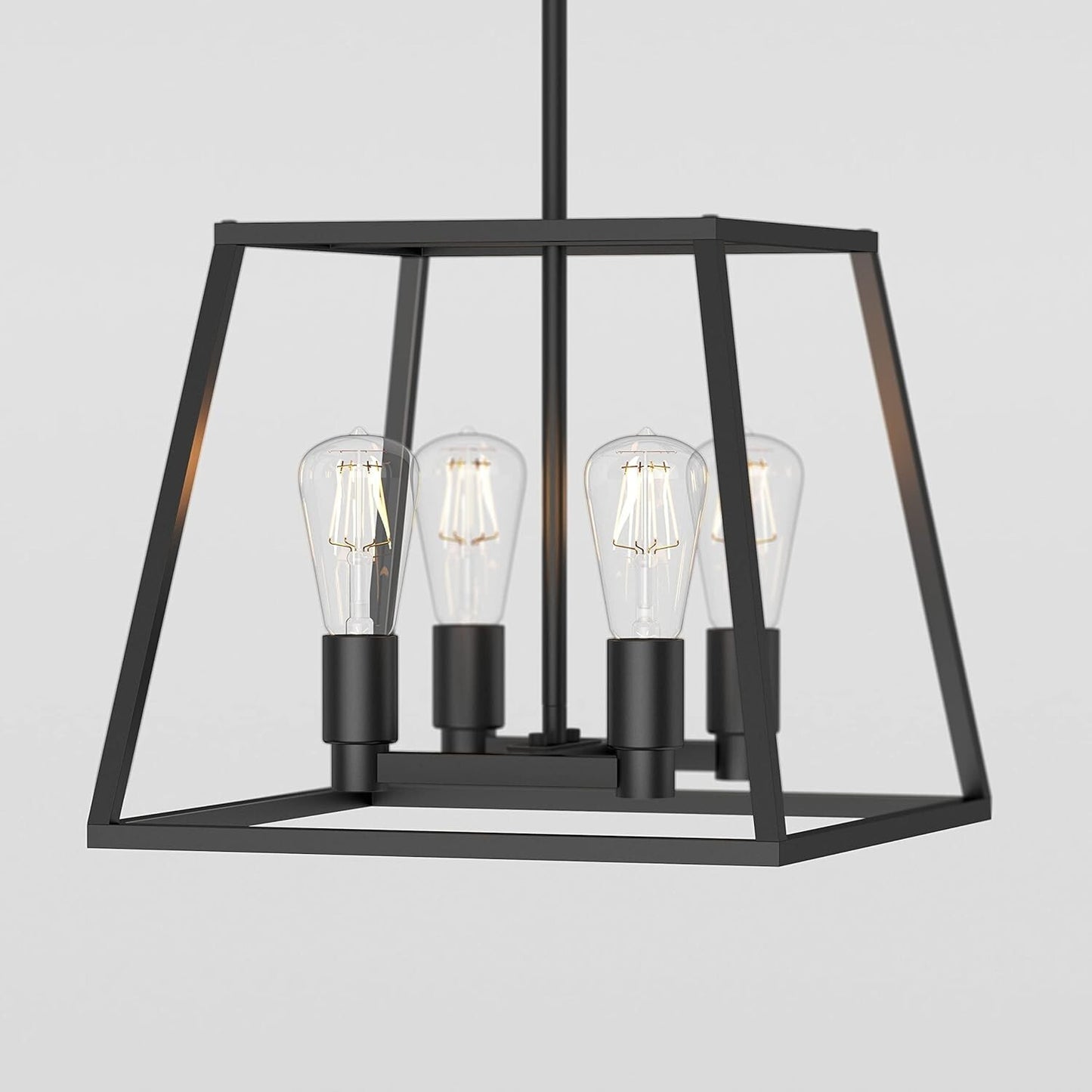 Artika Carter Pendant 4 Lights Chandelier Industrial Kitchen Hanging Dining