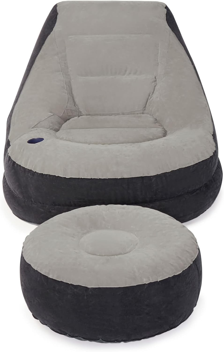 Intex Ultra Lounge Ottoman Set Inflatable Sofa Couch Chair Seat Footrest Relax