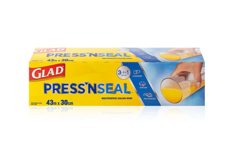 Glad Press 'N Seal Sealing Wrap Food Wrapping Cover Multipurpose 30CM x 43M