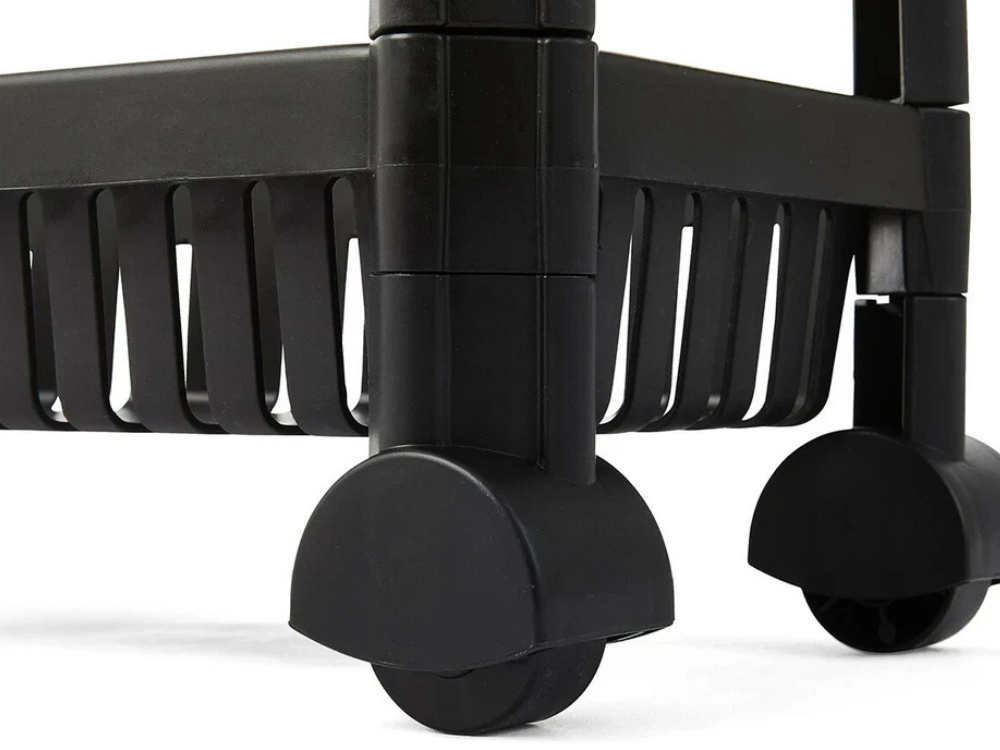 3-Tier Slim Trolley on Wheels – Kitchen, Bathroom & Laundry Storage Cart