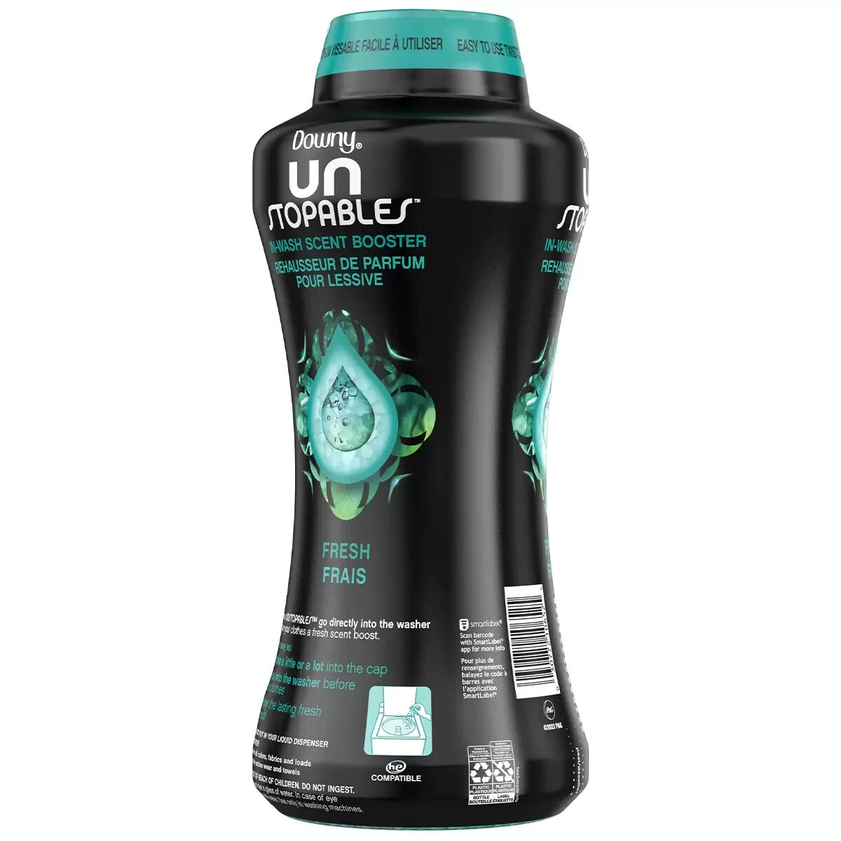 Downy Unstopables Fabric Softener Fresh Frais Booster Bead Scent Laundry 963g