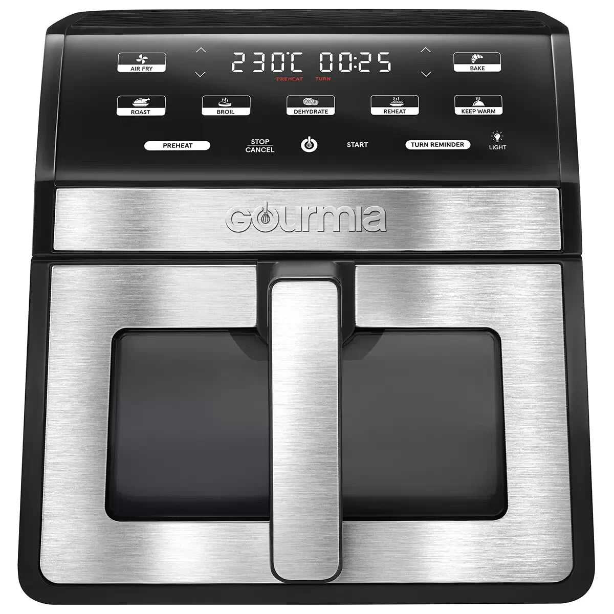 Gourmia 7.6L Multifunctional Air Fryer with FryForce 360° Non Stick Tray GAF858