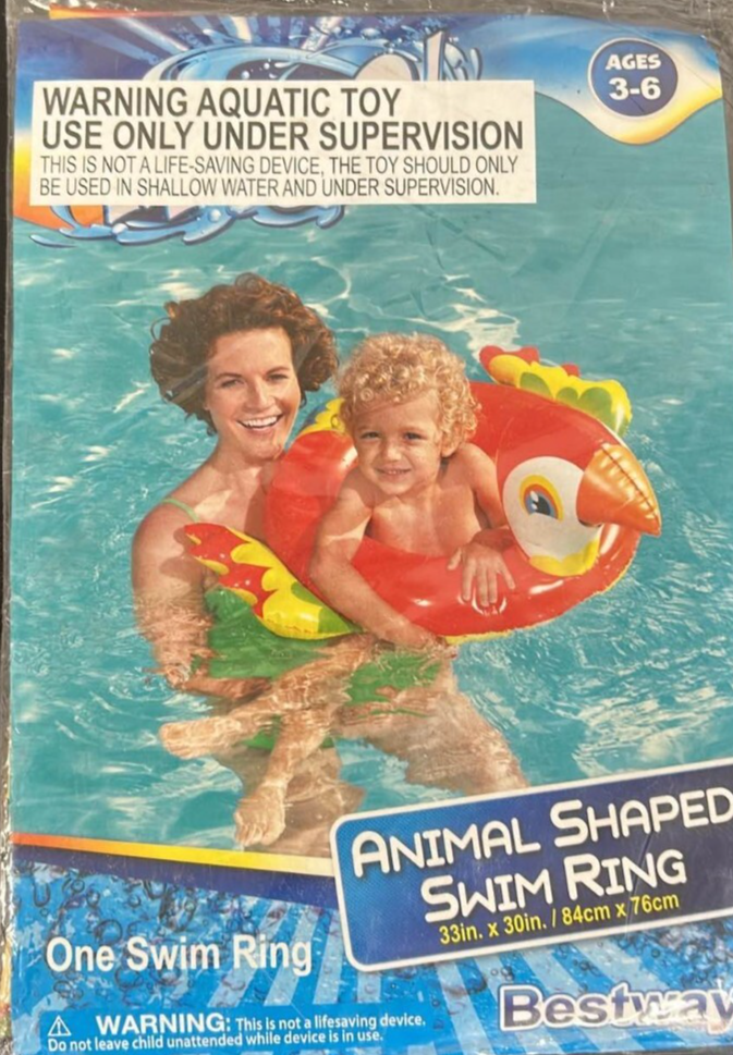 Bestway Animal Shape Swim Ring Inflatable Beach Lounge Pool Float Toy for kids