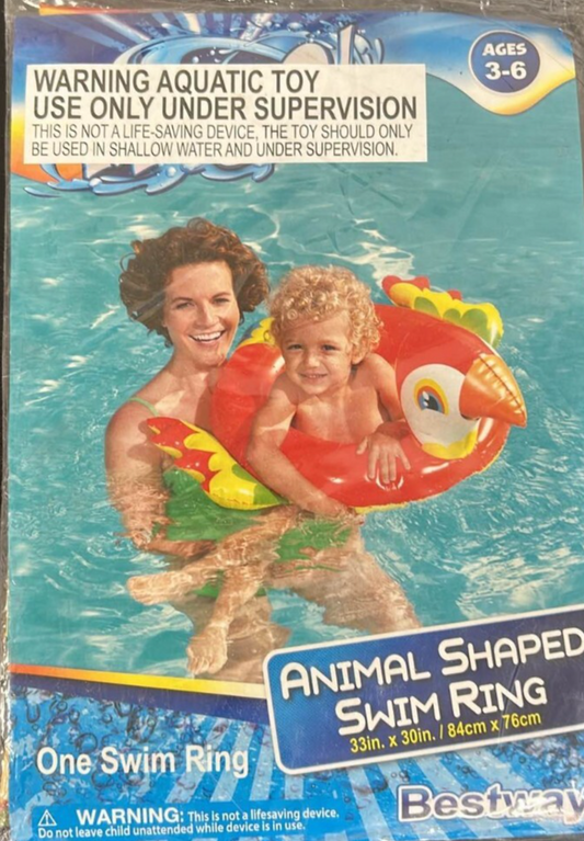 Bestway Animal Shape Swim Ring Inflatable Beach Lounge Pool Float Toy for kids