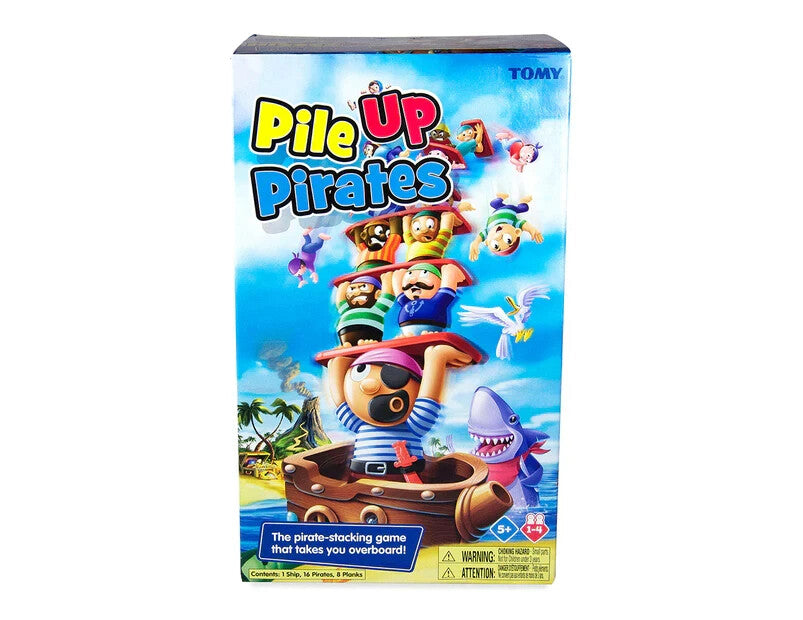Tomy Pile Up Pirate Board Game Stacking Kids Family Deck Stack Action Toy