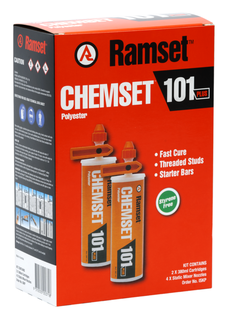 Ramset ChemSet 101 Injection Kit Anchoring Adhesive Set Glue Concrete