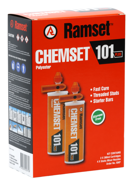 Ramset ChemSet 101 Injection Kit Anchoring Adhesive Set Glue Concrete
