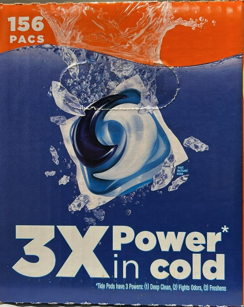 Tide Laundry Detergent Pods Capsules Washing Machine Spring Meadow 156 Count