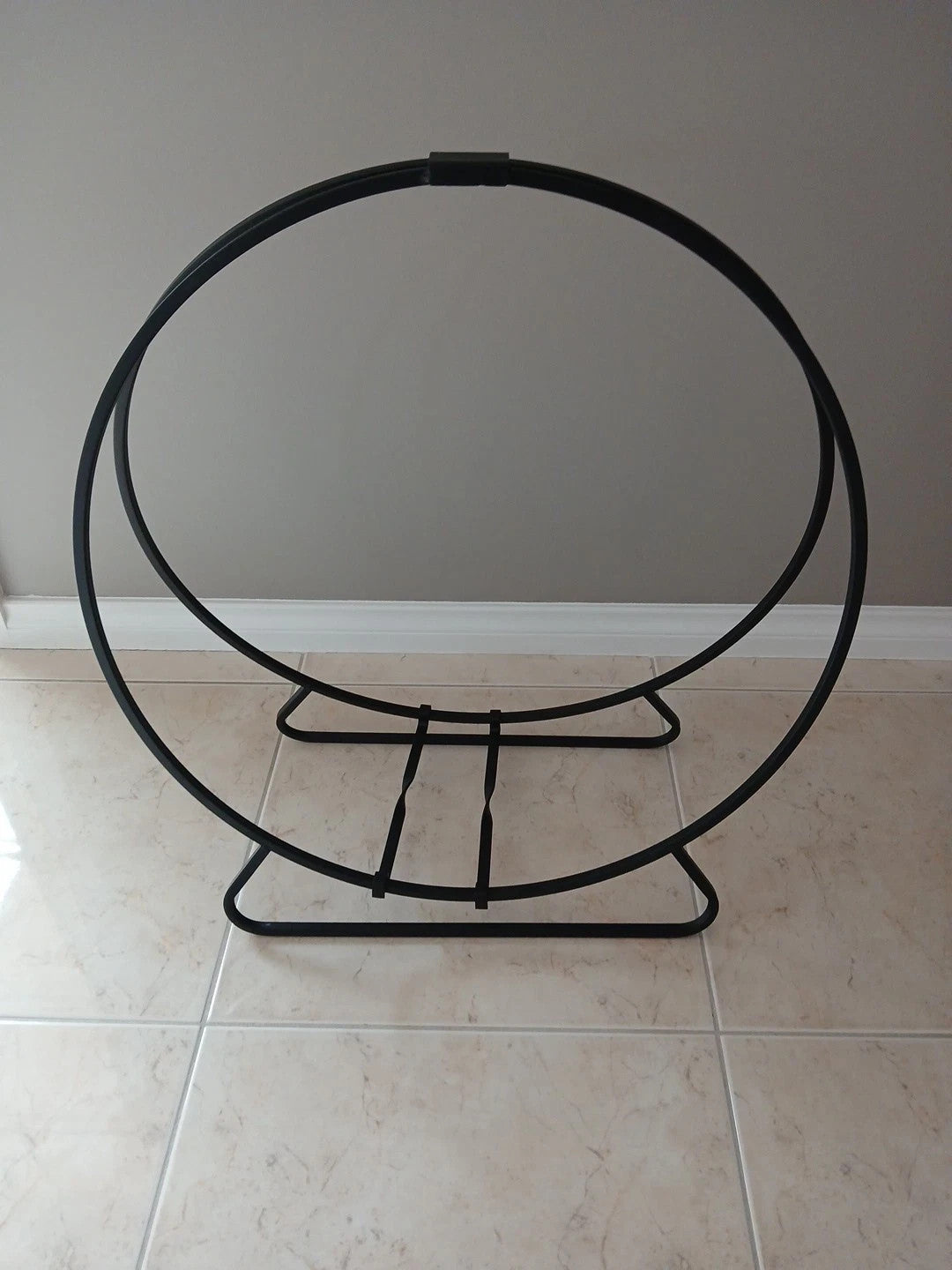 Jumbuck Round Log Rack Holder Fireplace Steel Firewood Storage