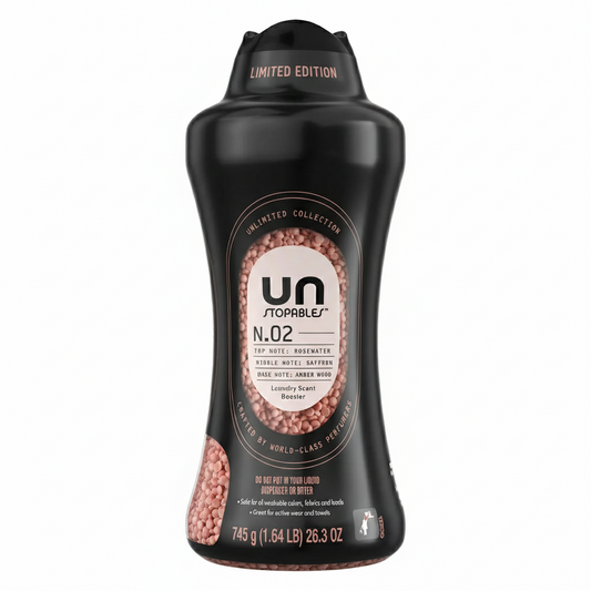 Downy Unstopables Laundry Scent Booster N.02, Unlimited Collection, Rosewater Saffron Amber Wood, 745g