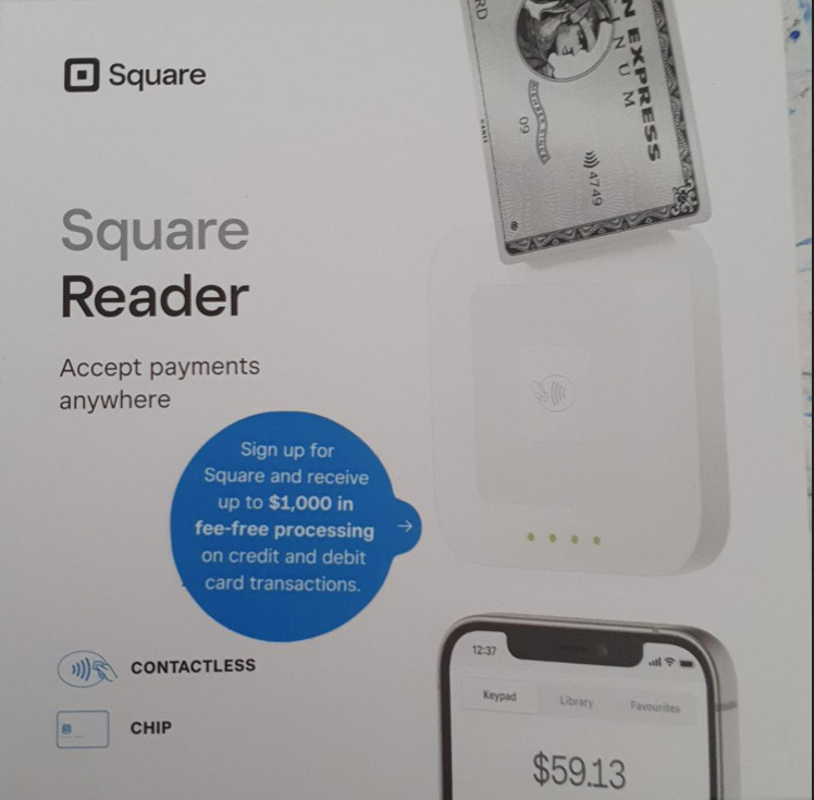 Square Card Reader 2nd Generation Portable Wireless Chip Contactless Payment