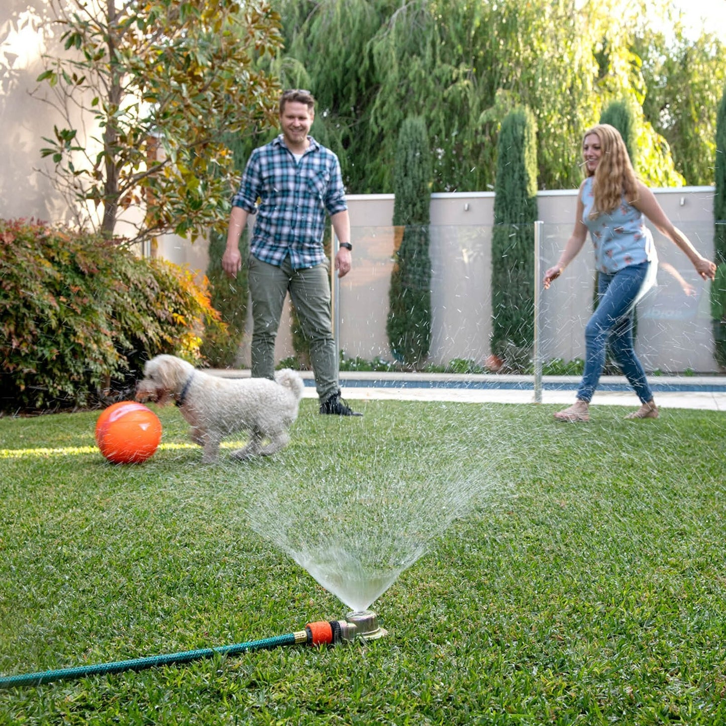 Pope Partner Garden Water Sprinkler Lawn Yard Irrigation Watering Equipment
