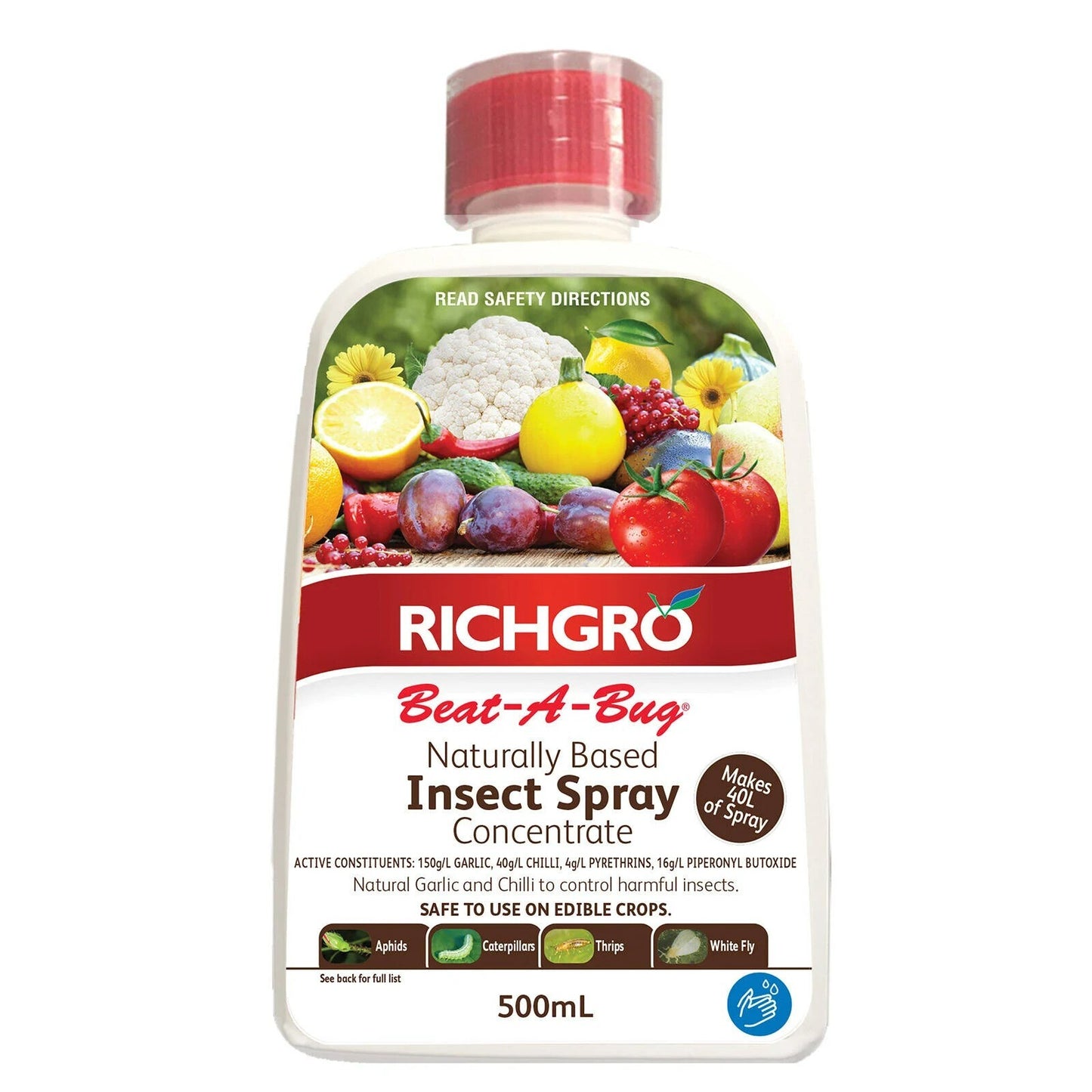 Richgro Insect Spray Beat A Bug Naturally Based Liquid Concentrate 500ml