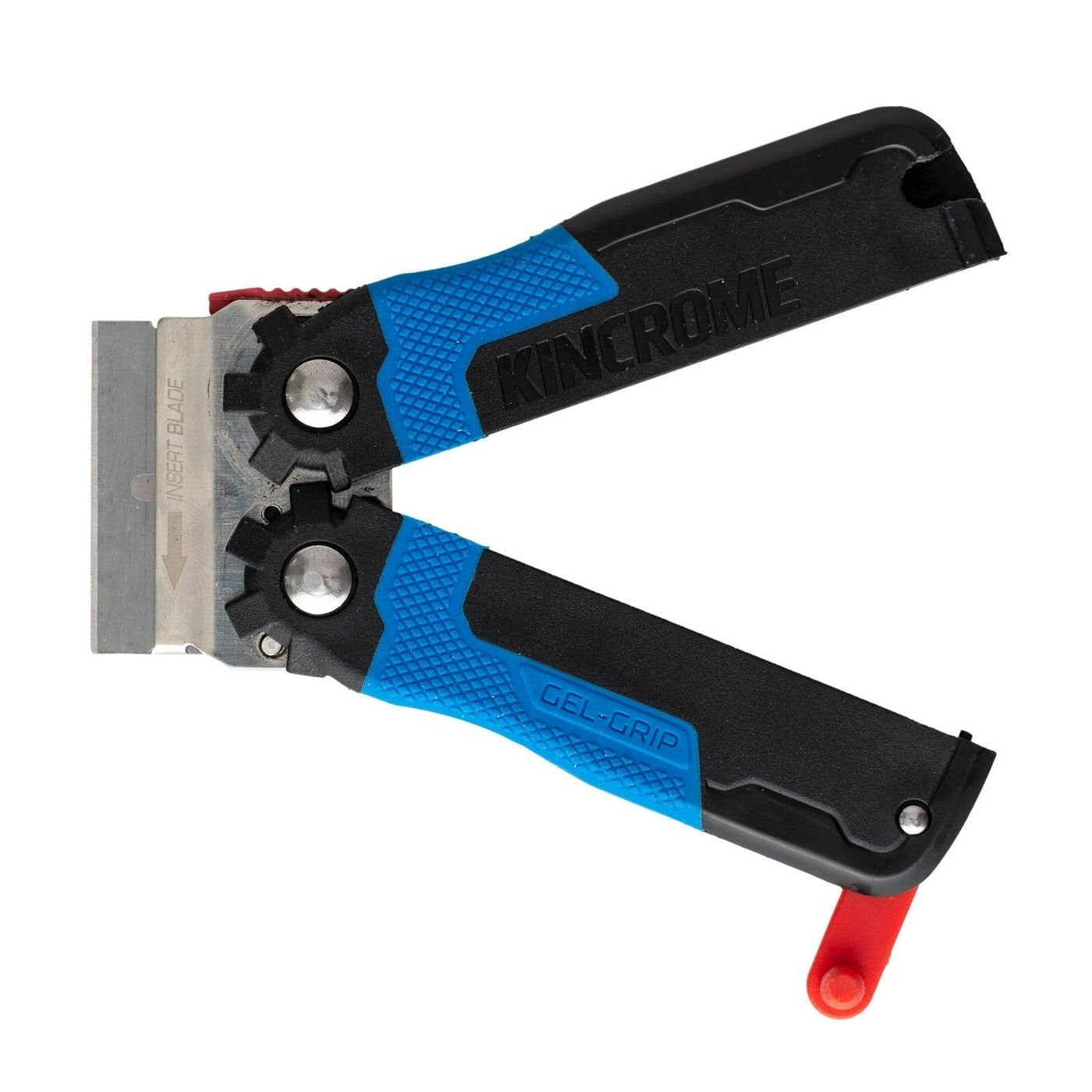Kincrome Safety Folding Scraper Surface Sticker Gasket Remover Tool w/ 5 Blades