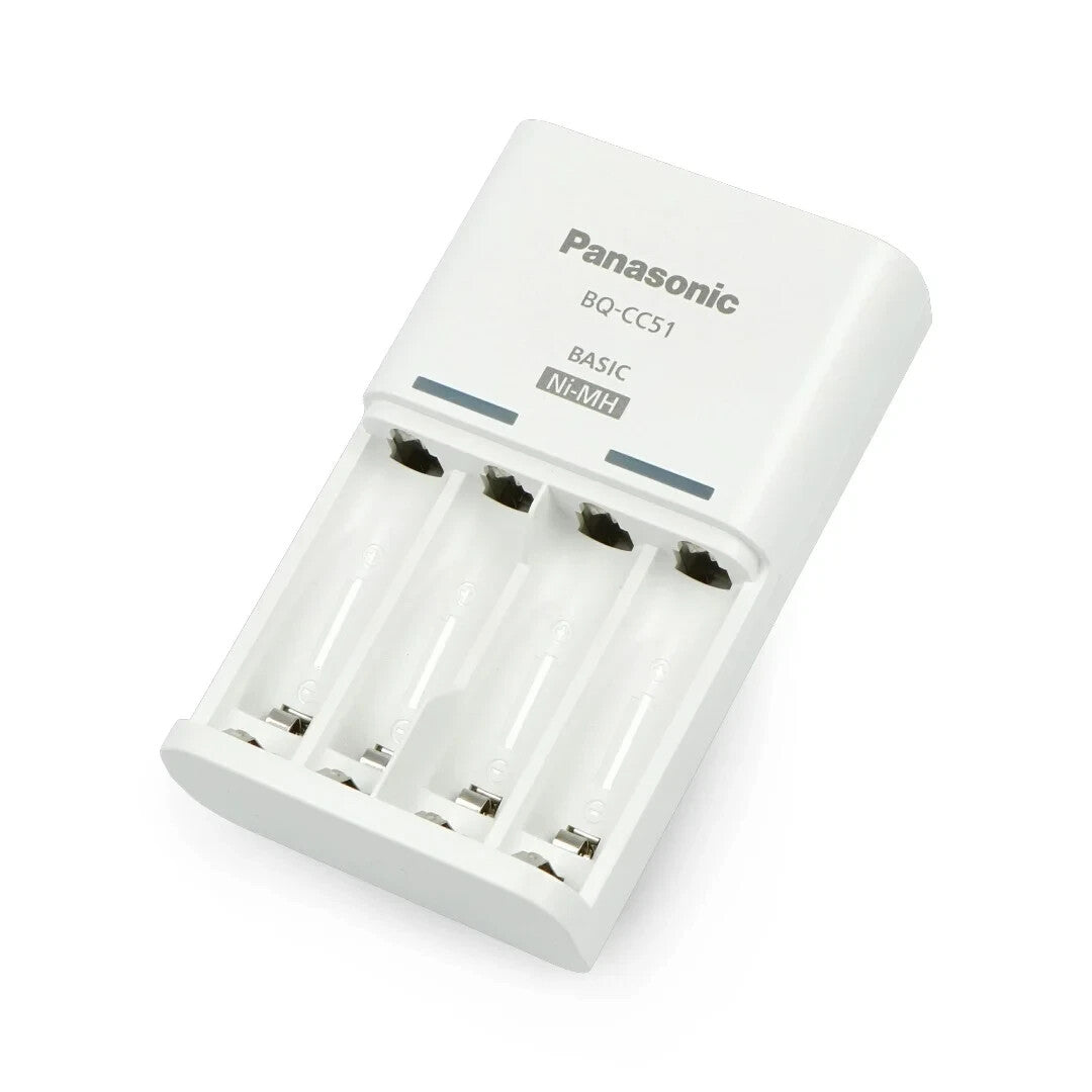 Panasonic Eneloop Quick Charger w/ 4x AA Batteries 2000mAh 90-180min Charge AU