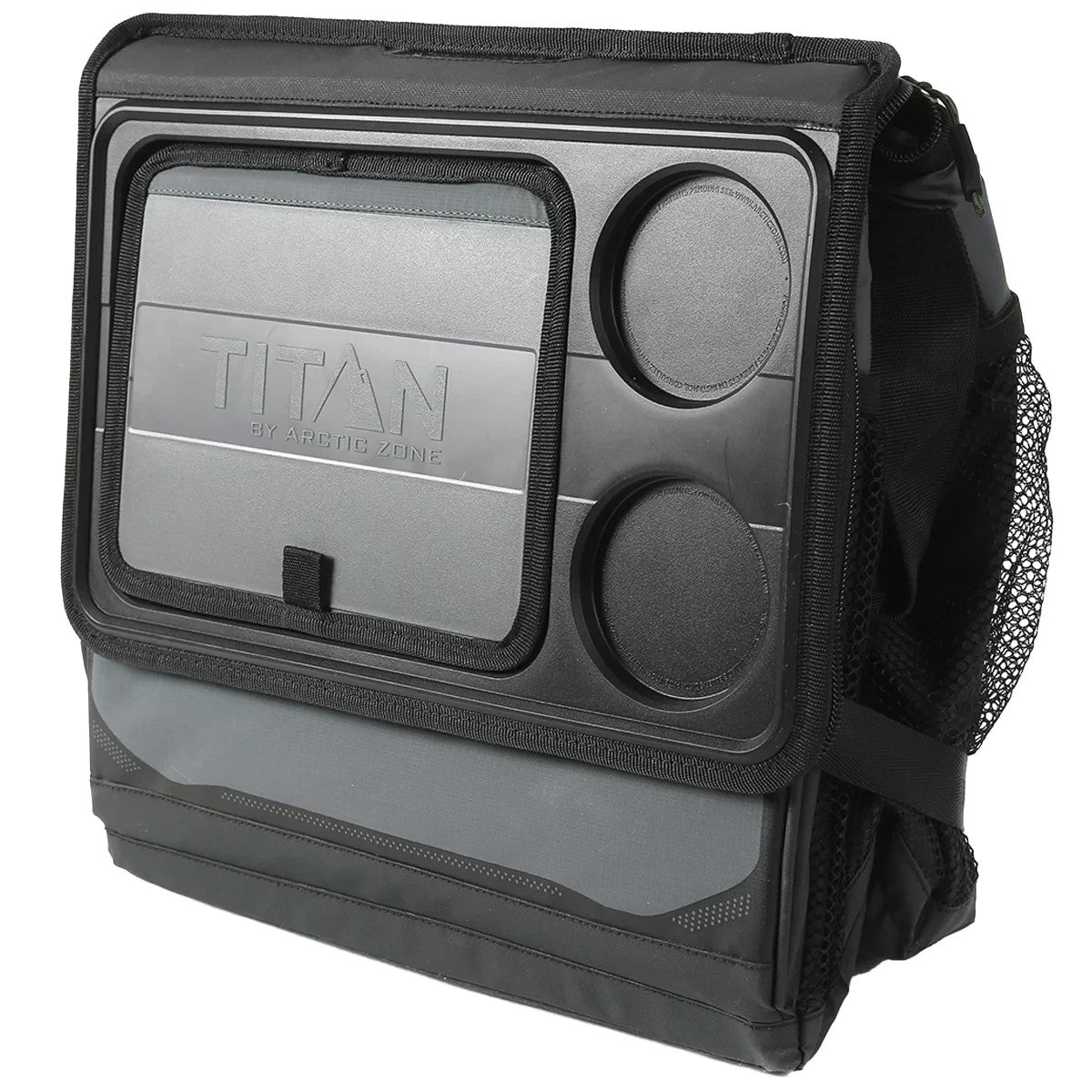 Titan By Arctic Zone 40 Can Cooler Insulated CollapsibleCamping Hiking Bag Grey
