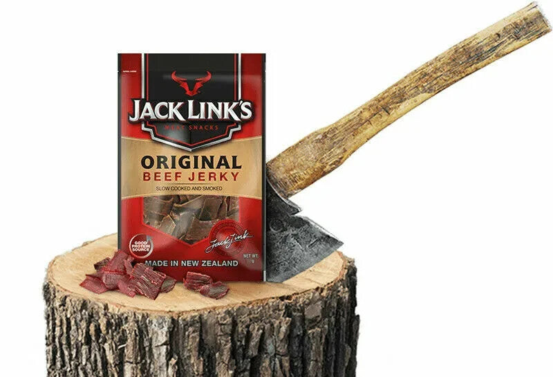 4x Jack Link's Original Beef Jerky Protein Snacks Made In New Zealand 310g