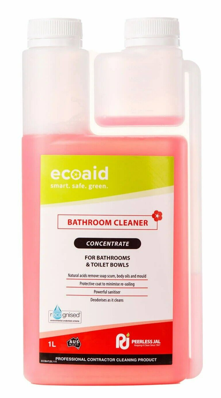 Peerless JAL 1L Ecoaid Bathroom Cleaner Toilet Concentrate Disinfecting Liquid