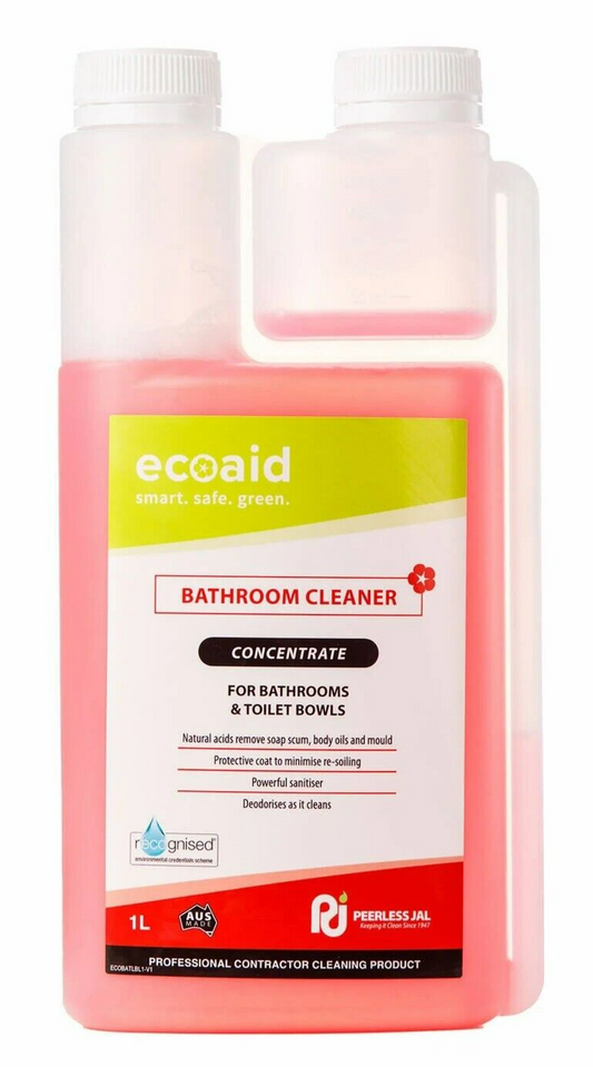 Peerless JAL 1L Ecoaid Bathroom Cleaner Toilet Concentrate Disinfecting Liquid