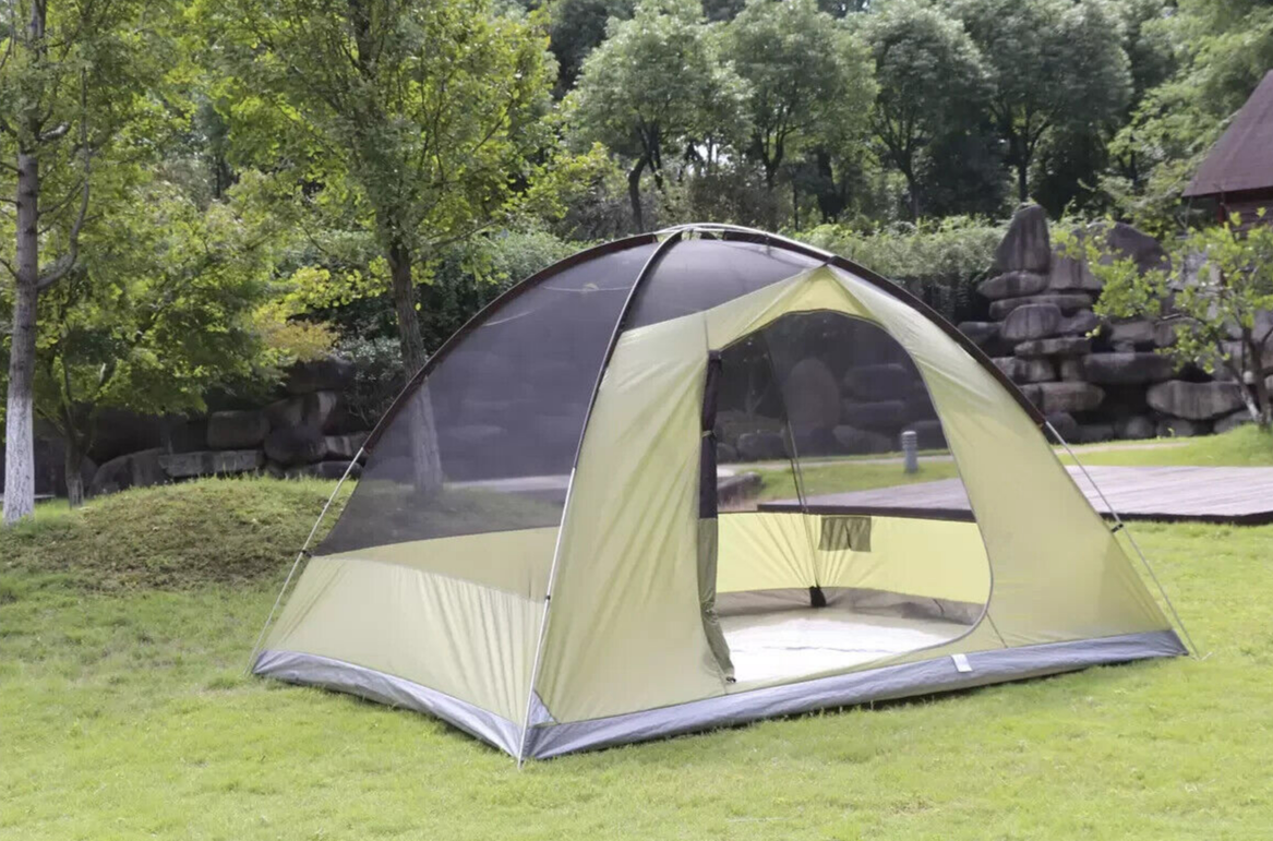 Timber Ridge  Camping Tent  6 Person Dome Hiking Outdoor Shelter Waterproof