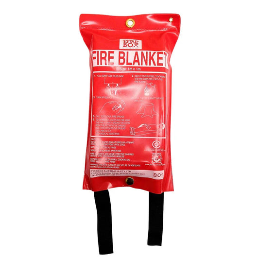 Firebox Fire Blanket 1m x 1m For Home Kitchen Office Caravan Emergency Fires