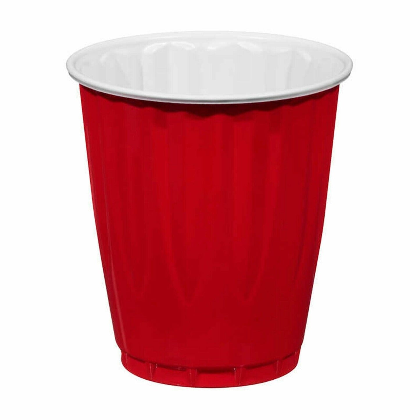 240pk Kirkland Signature Big Red Cup Reusable Plastic Party Cups 532ml Bulk