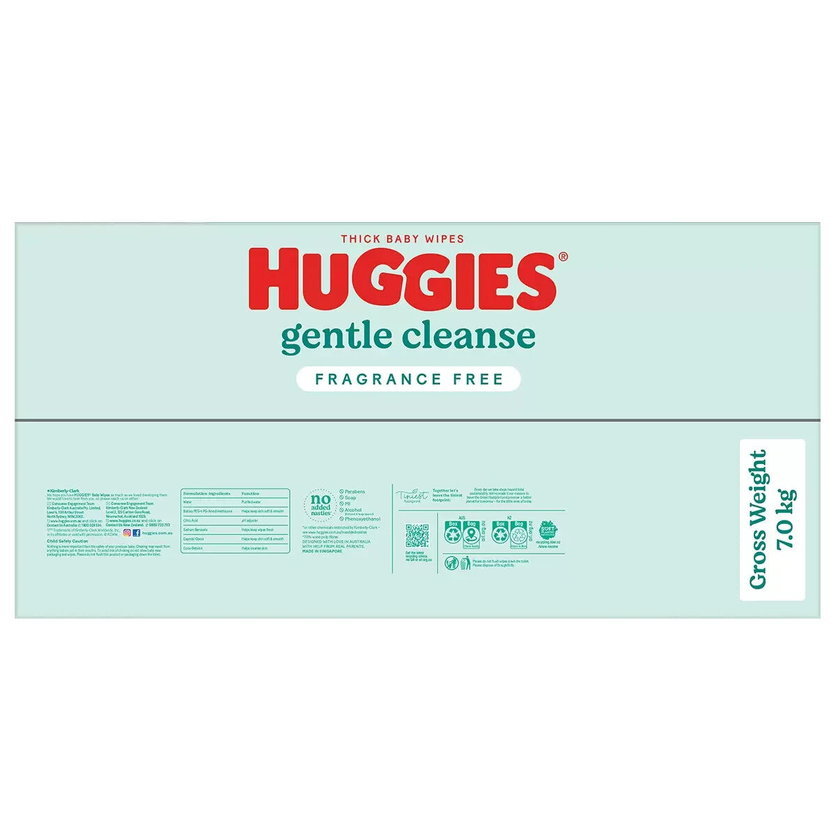 Huggies Fragrance Free Baby Wipes Dermatologically Tested 24 x 80 Wipe 2 Pack