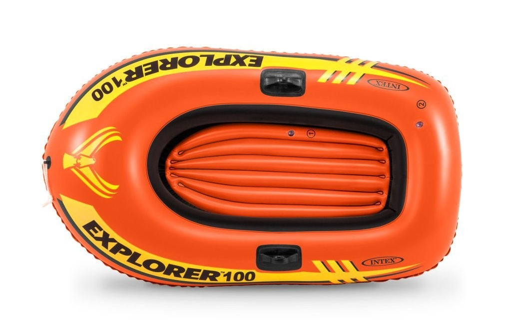 Intex Explorer 100 Inflatable Ride On Floating Boat Toy for Adult and Kids 6+