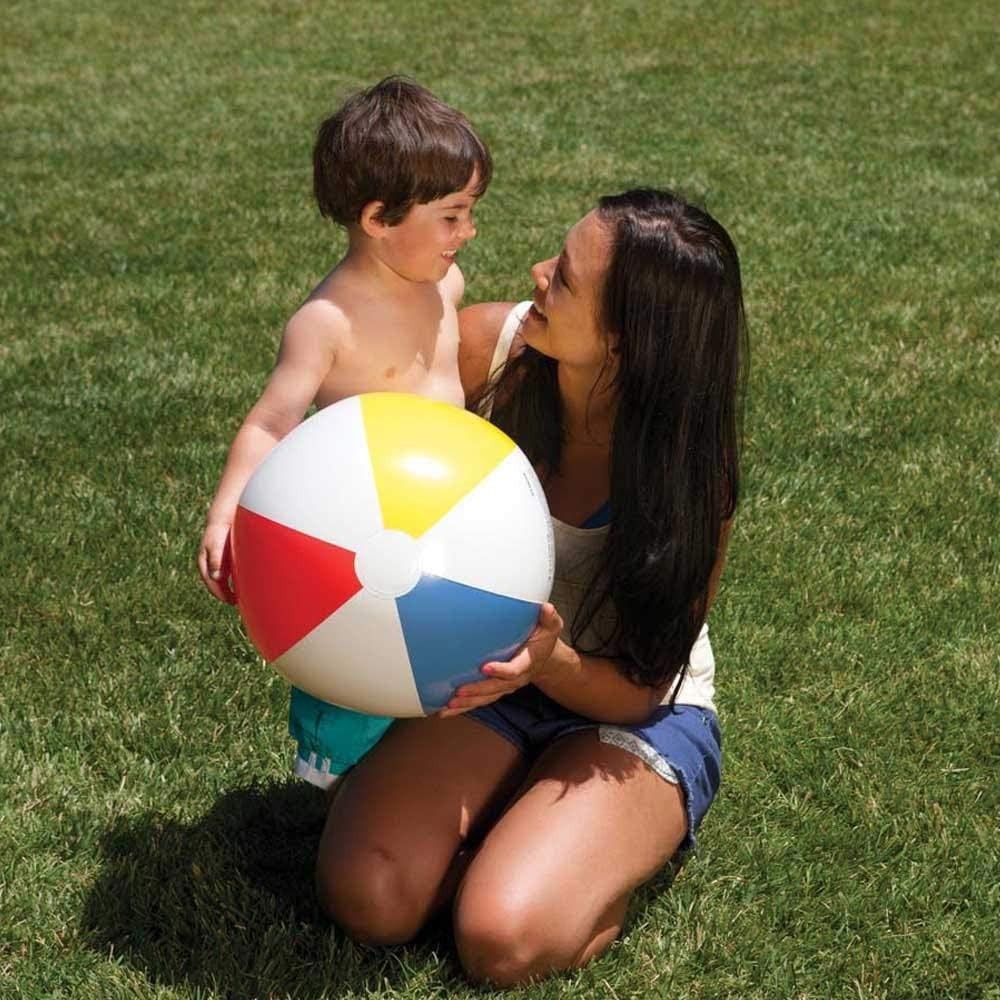 Intex Beach Pool Ball Glossy Panel Inflatable Vinyl Swimming Swim Water Toy