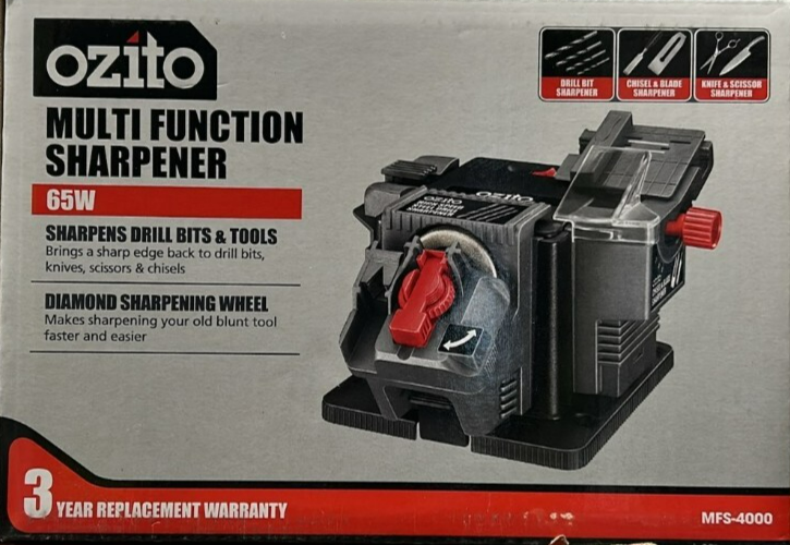 Ozito Drill Bit Sharpener Electric Multi Tool Sharpening Scissors Chisel 65W