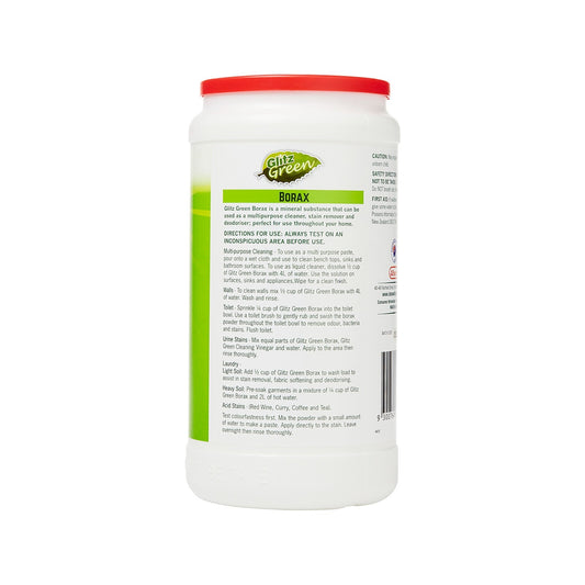 Glitz 1kg Green Borax Stain Slime Remover Deodoriser Insect Killer Weed Control