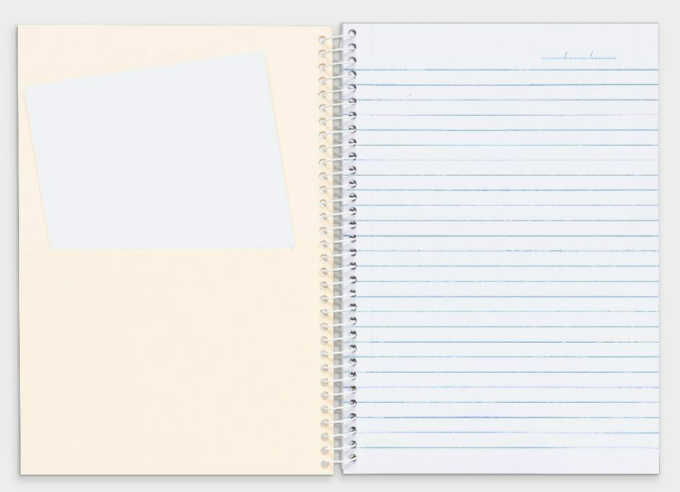 Spirax A5 Spiral Notebook with Note Pockets Office School Memo 200 Pages 5 Packs