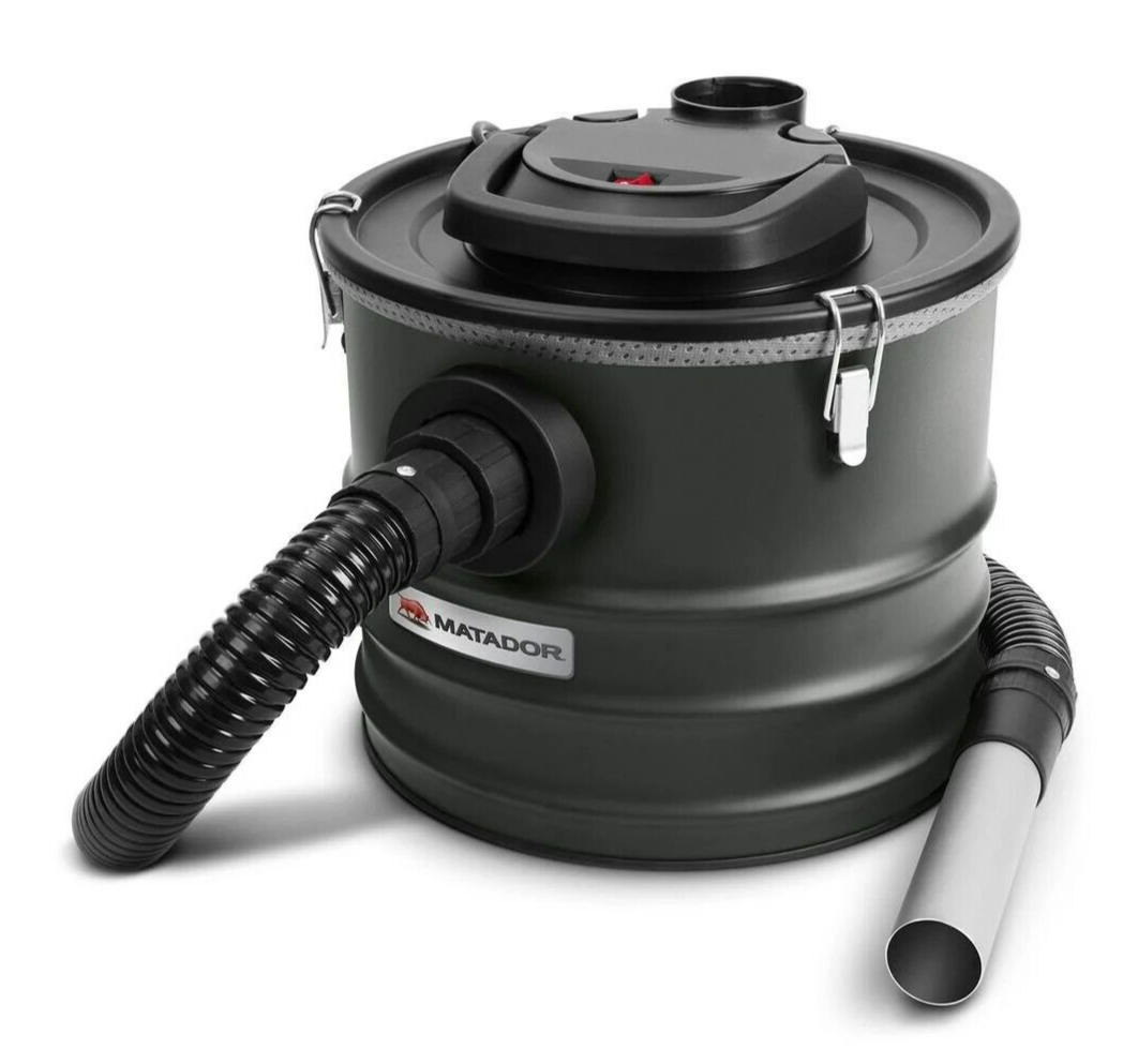 Matador Ash Vacuum Cleaner  1200W 18L Corded BBQ Fuel Fireplaces  Charcoal Ovens