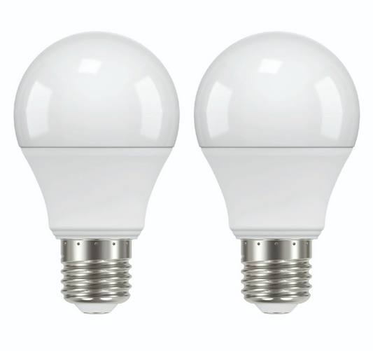 Luce Bella LED Light A60 E27 806lm Cool White 8W Lighting Bulb Globe 2 Pack
