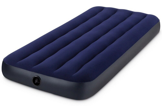 Intex Single Twin Classic Downy Airbed Inflatable Mattress Travel Car Camping