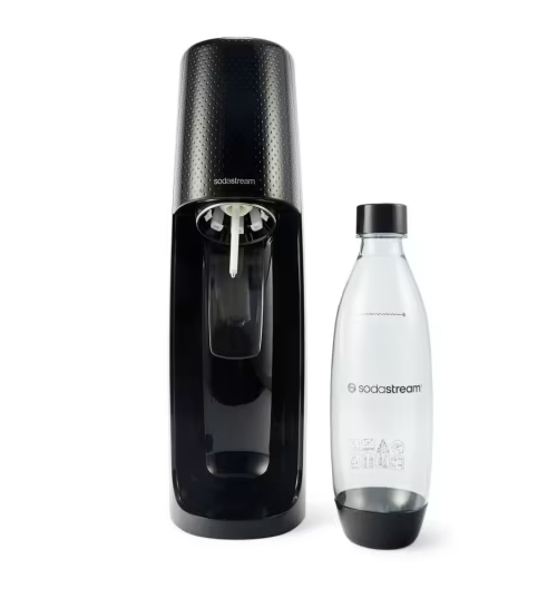 SodaStream Spirit Sparkling Drink Water Soda Fizzy Drinks Machine Maker Black