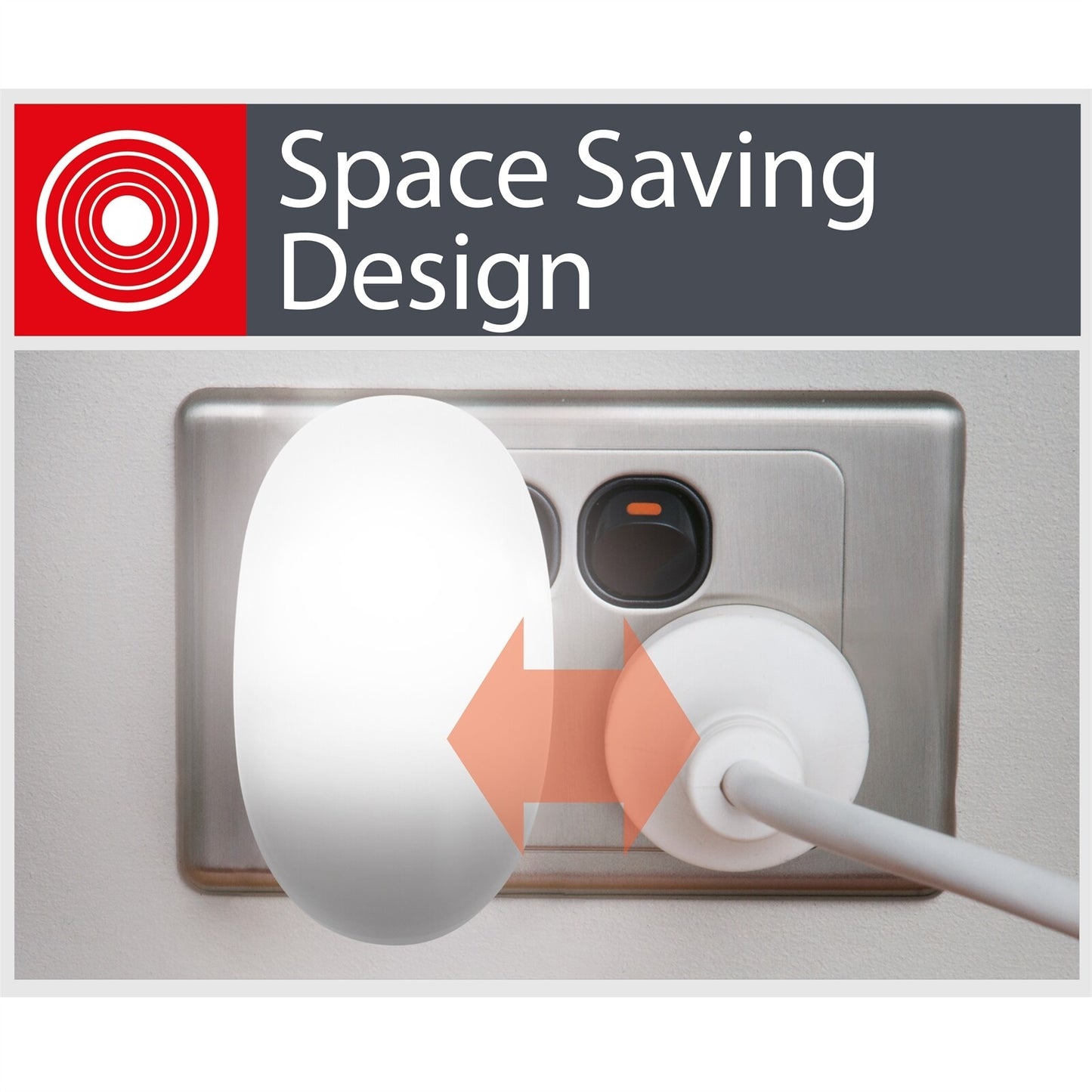 Arlec Mini Plug in Nightlight Bedroom Light Stairs Hallway Led Night Light