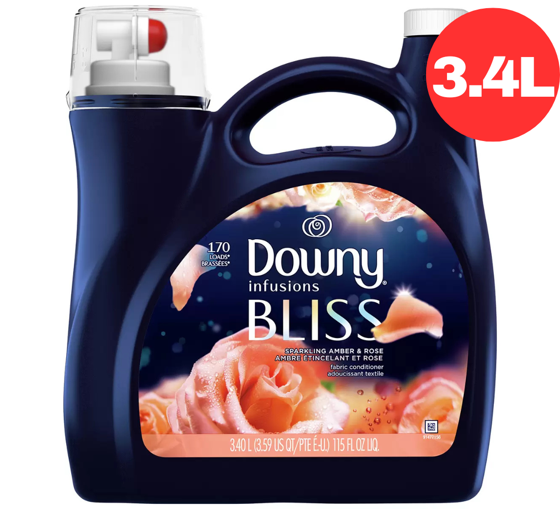 Downy Infusions Bliss Fabric Conditioner 3.4L Long Lasting Freshness - 170 Loads