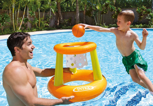 Intex Floating Basketball Hoop Inflatable Outdoor Pool Game Kids Play Summer Toy