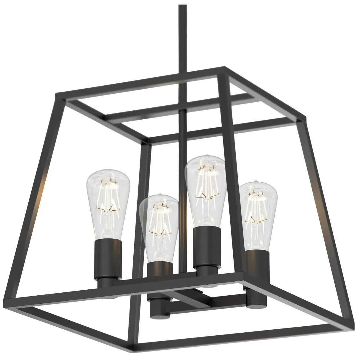 Artika Carter Pendant 4 Lights Chandelier Industrial Kitchen Hanging Dining