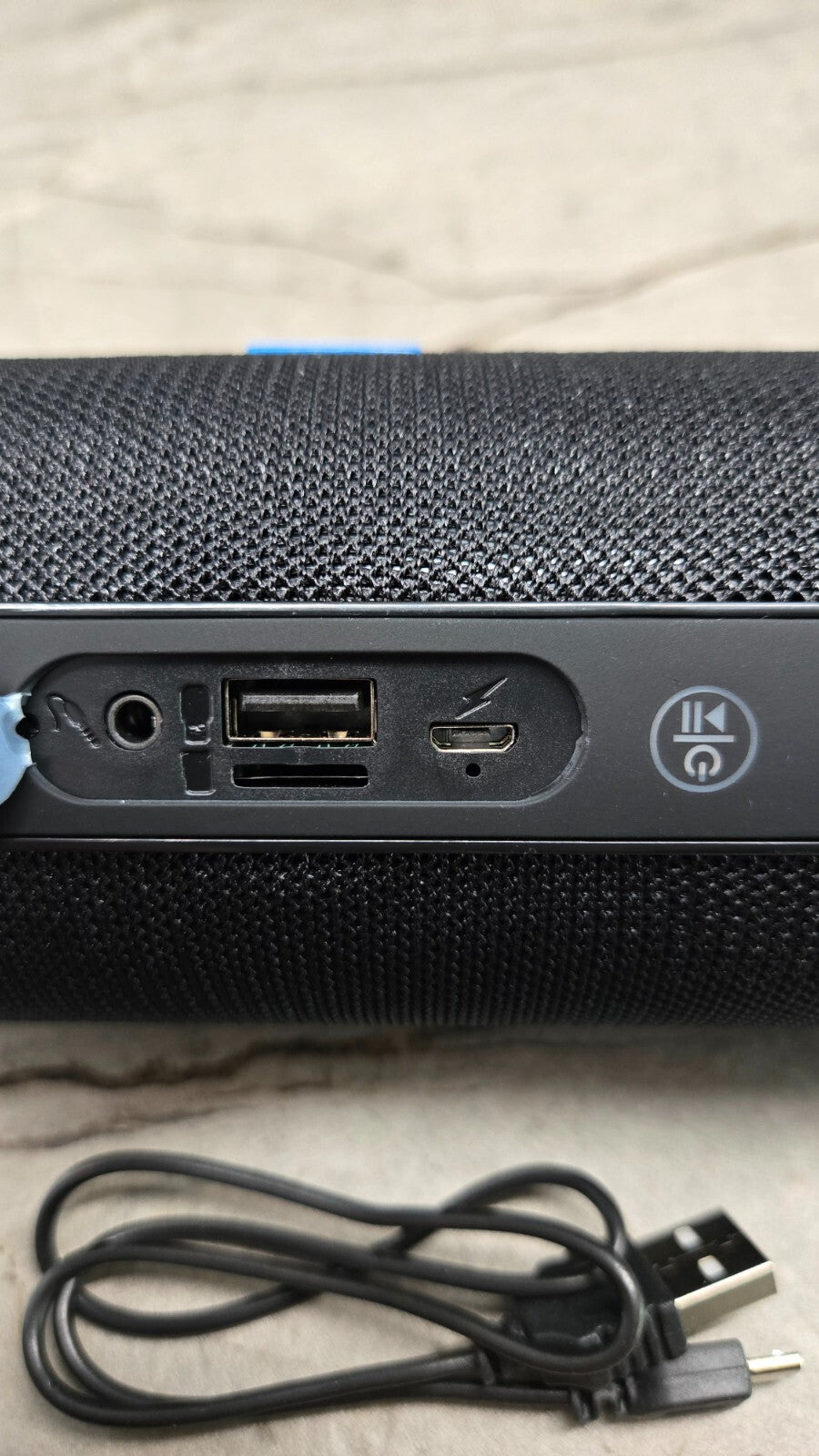 Laser Portable Bluetooth Pill Speaker Outdoor USB AUX FM Radio Music Audio Sound