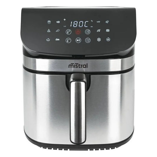 Mistral 10.3L Digital Air Fryer Multifunctional Non Stick Tray Stainless Steel