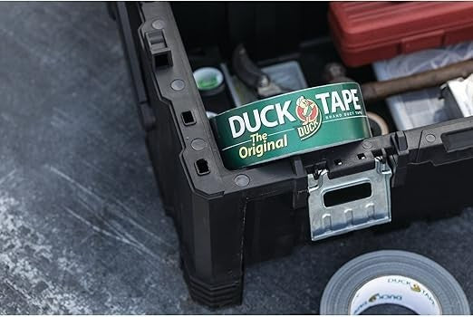 2x The Original Duck Duct Tape Single Roll Adhesive Sealing Silver 48 mm x 50 m