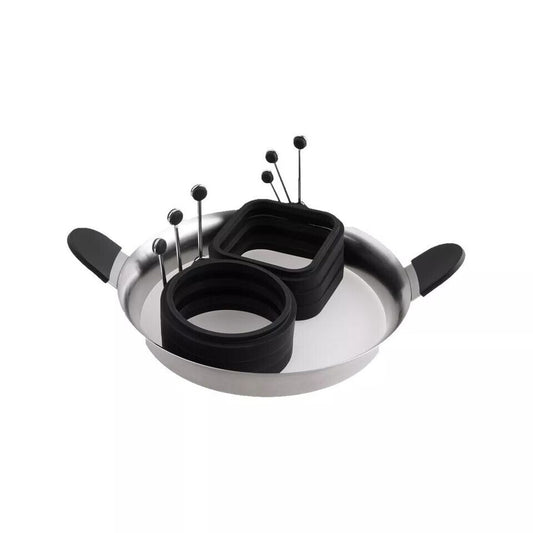 Jumbuck Omelet Egg Ring Set Silicone Handle Fried Pancakes Baking Kitchen Tools