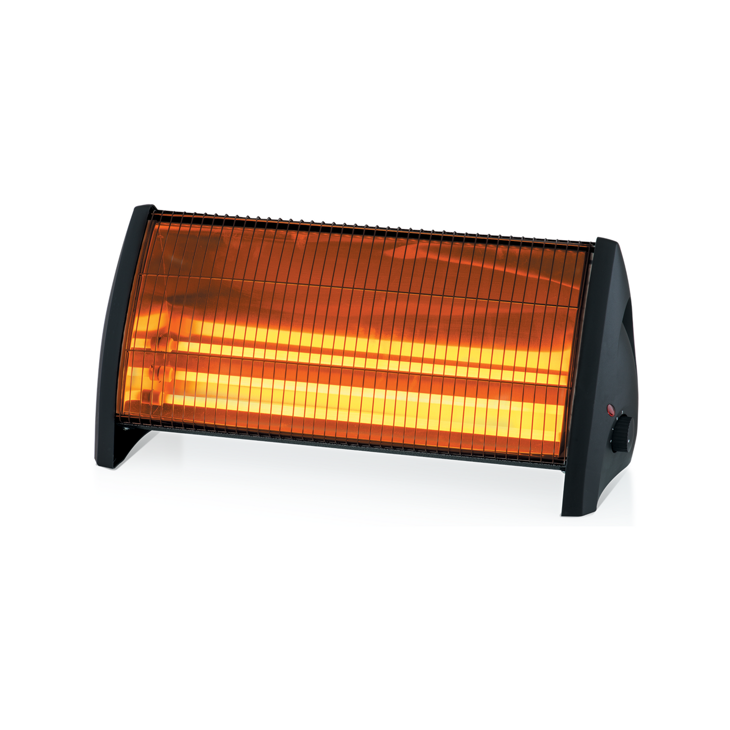 Click Electric Bar Radiant Heater Portable 3 Power Settings Safety Grille 2200W
